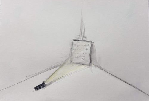 watercolour and graphite on paper 21 x 29.7 cm. | 8-1/4 x 11-3/4 inches 2024